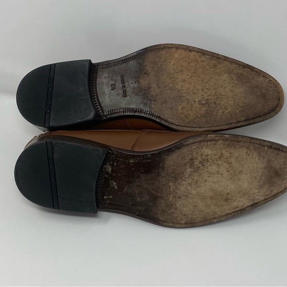 HUGO BOSS Penny Loafers Men\'s Brown Leather Dress Highline Slip On main image 8